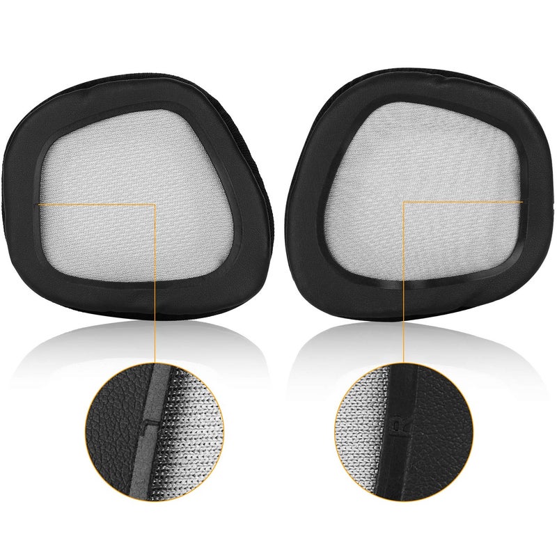 JARMOR Replacement Memory Foam & Mesh Fabric Ear Cushion Pads Cover for Corsair Void & Corsair Void PRO RGB Wired/Wireless Gaming Headset ONLY (Black/Grey) - Image 4